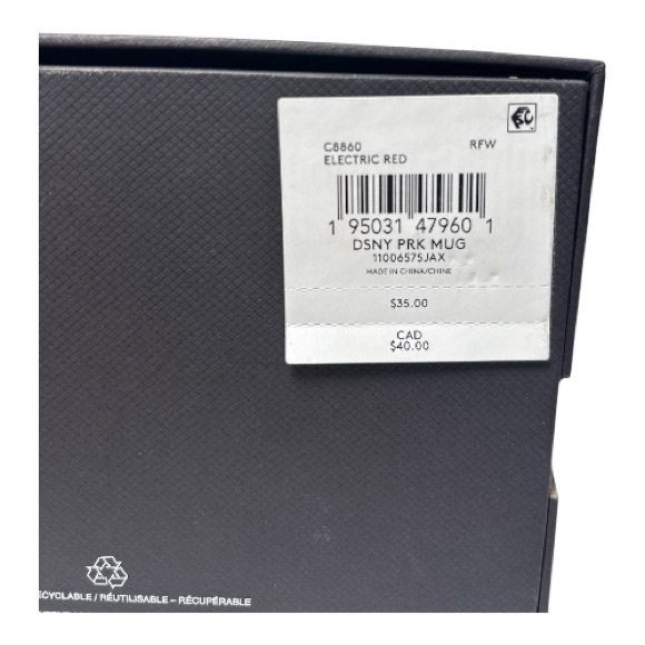 Coach Disney Mickey Mouse Coffee Mug with Gift Box collectible NWT! - Picture 4 of 5